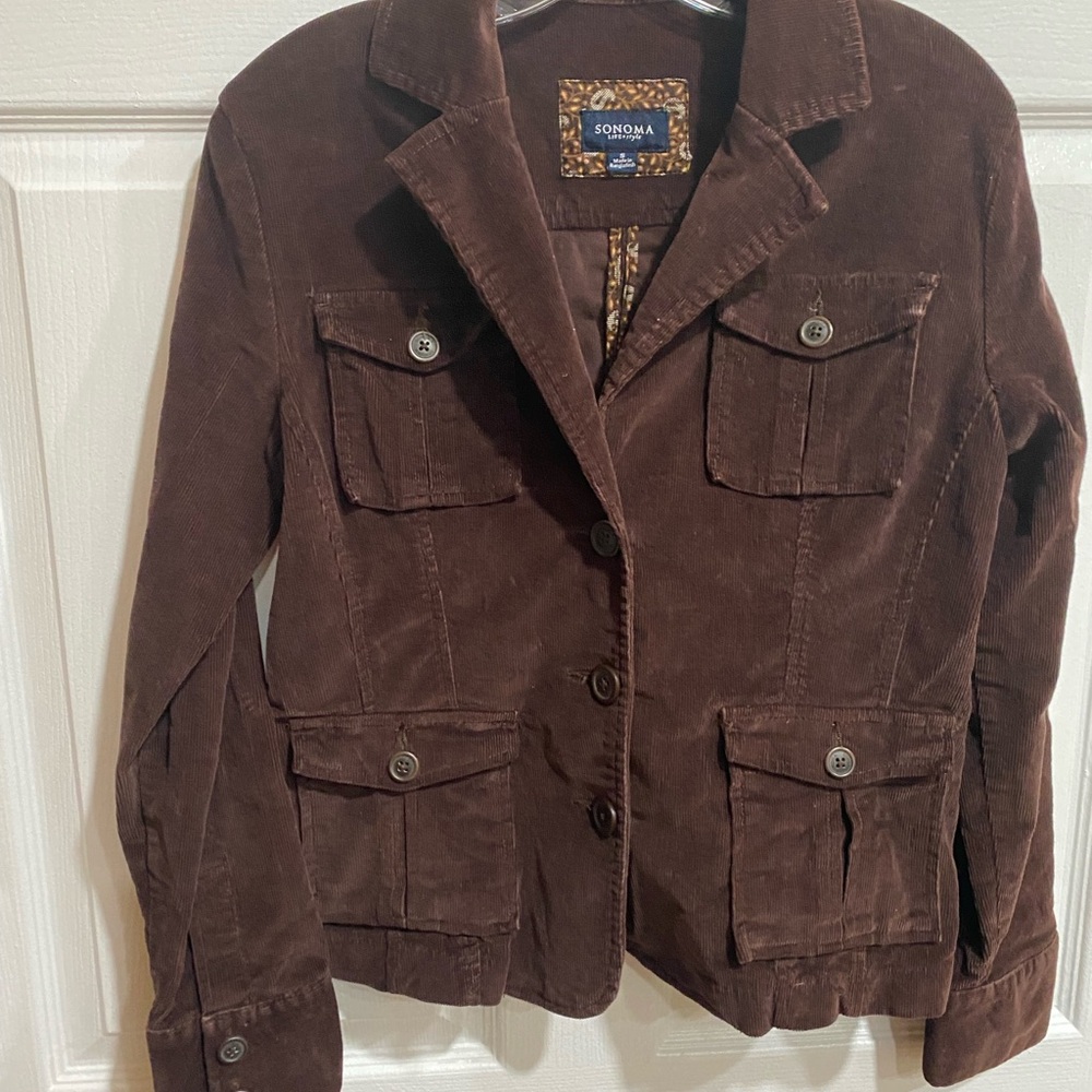 Sonoma Chocolate Corduroy Jacket